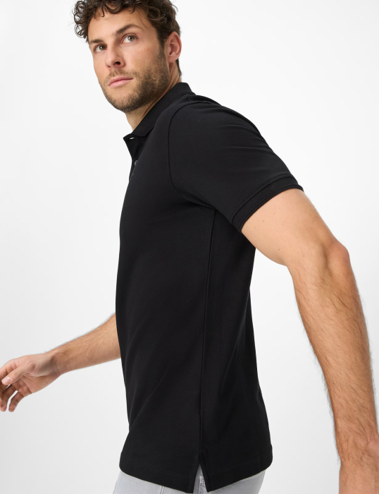 Tricou polo bumbac barbati BRAX PETE  negru [6]