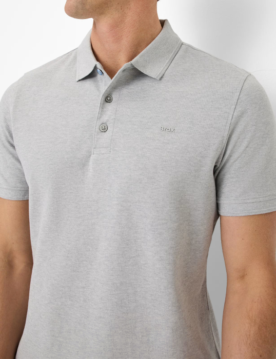 Tricou polo bumbac barbati BRAX PETE  gri [7]