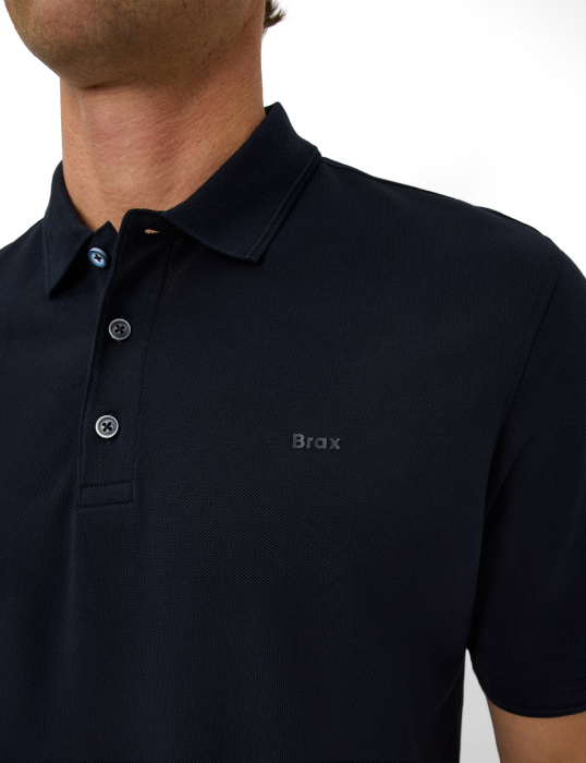 Tricou polo bumbac barbati BRAX PETE bleumarin [7]