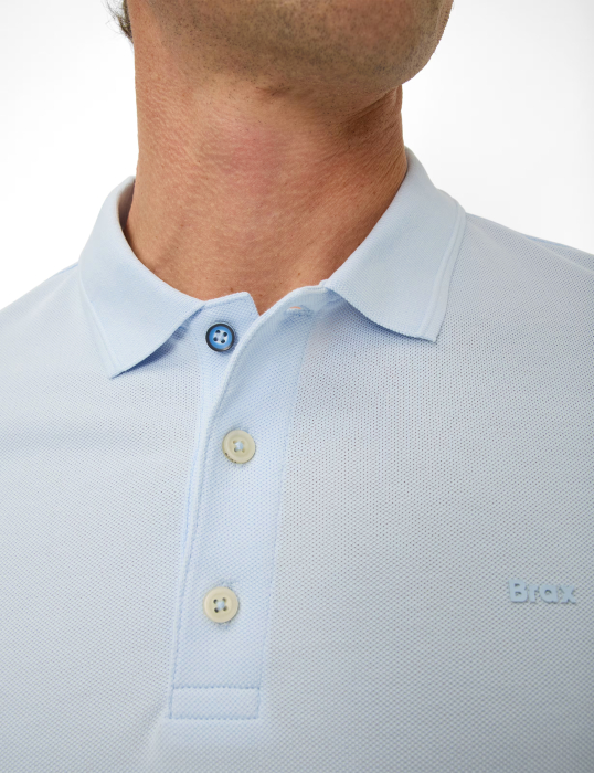 Tricou polo bumbac barbati BRAX PETE bleu [7]