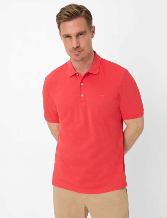 Tricou polo bumbac barbati BRAX PETE corai [3]
