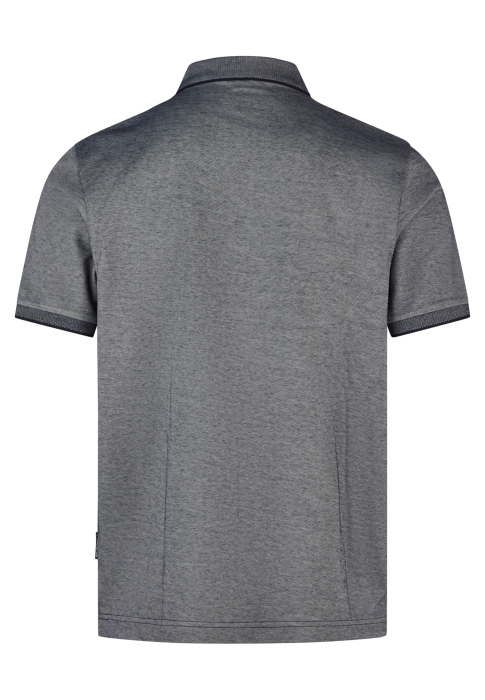 Tricou polo Pique barbati HECHTER bleumarin melanj [2]