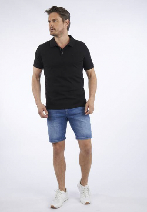 Tricou polo bumbac barbati DANIEL HECHTER negru [3]