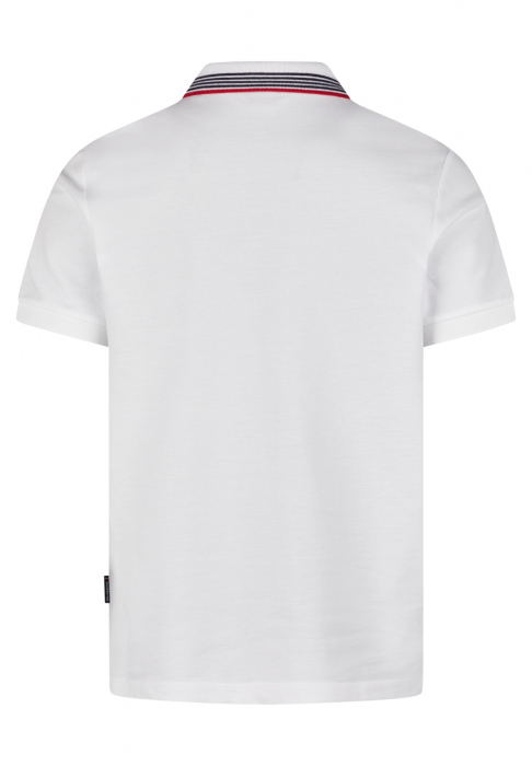 Tricou polo Pique 74020-151915 10 alb L [2]