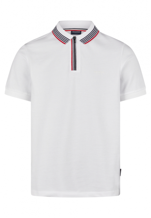 Tricou polo Pique 74020-151915 10 alb L [1]