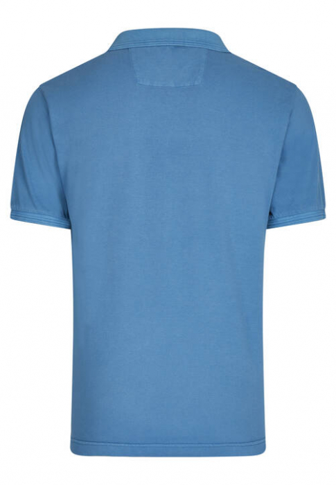 Tricou polo bumbac barbati DANIEL HECHTER Pique albastru [2]