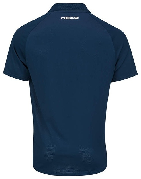 Tricou polo tenis barbati HEAD PERF bleumarin print alb [2]