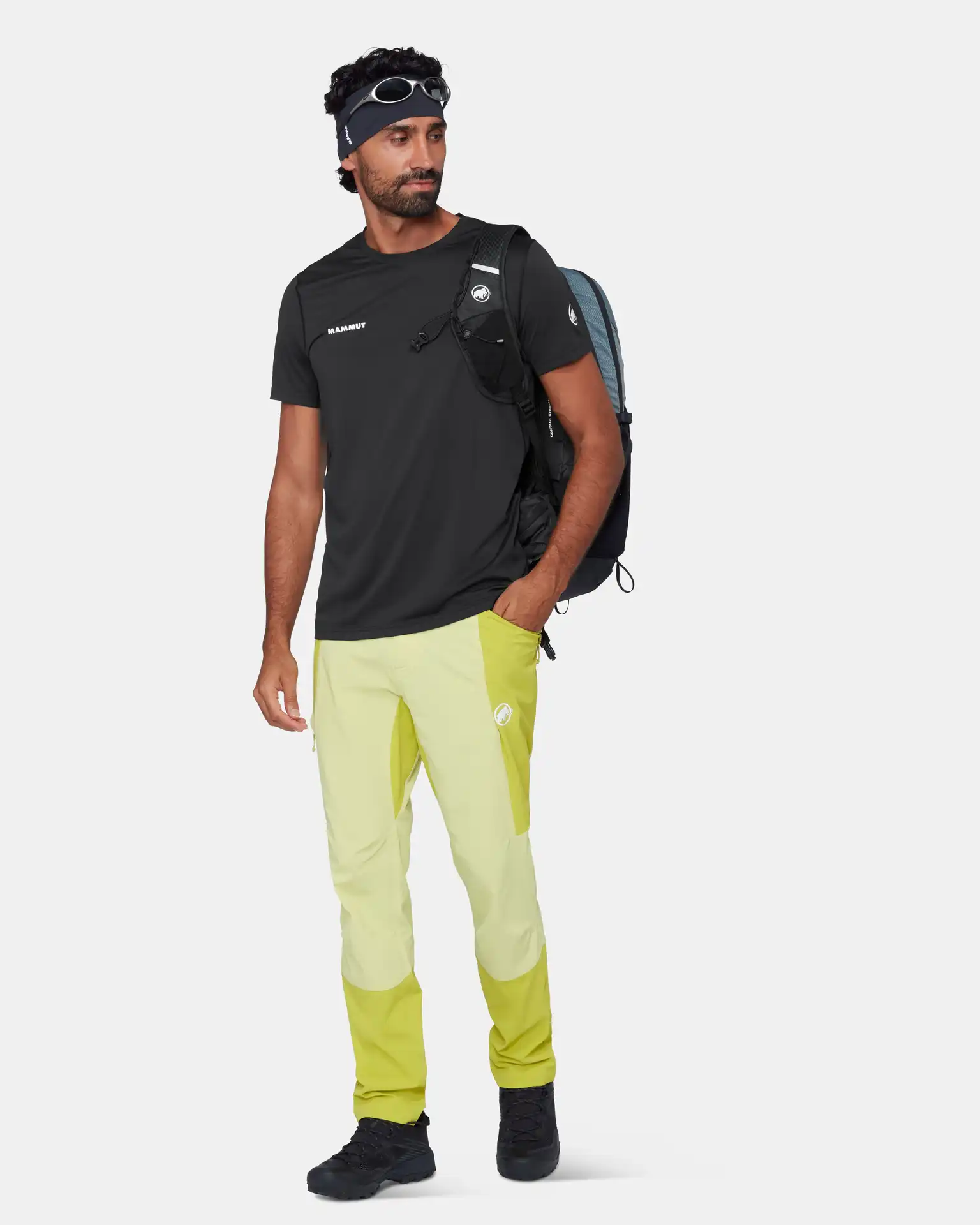 Tricou multifunctional barbati MAMMUT SELUN FL negru [6]