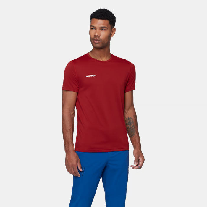 Tricou multifunctional barbati MAMMUT SELUN FL rosu [2]