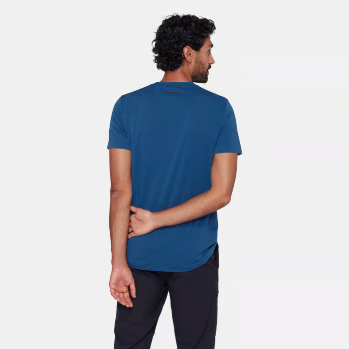 Tricou multisport barbati MAMMUT TROVAT LOGO albastru [2]