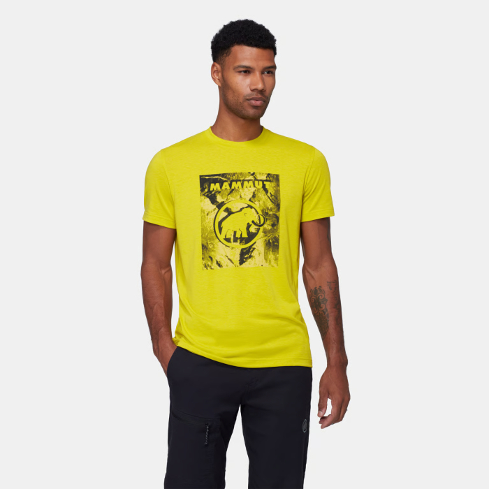 Tricou drumetii barbati MAMMUT TROVAT  galben [2]