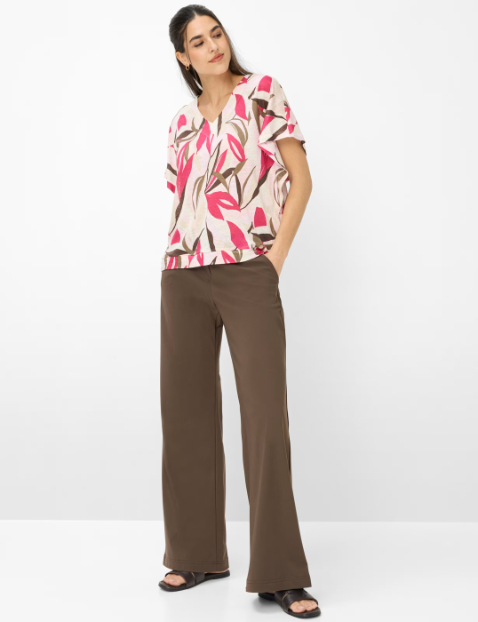 Bluza anchior in femei BRAX CASSIE roz print floral [4]