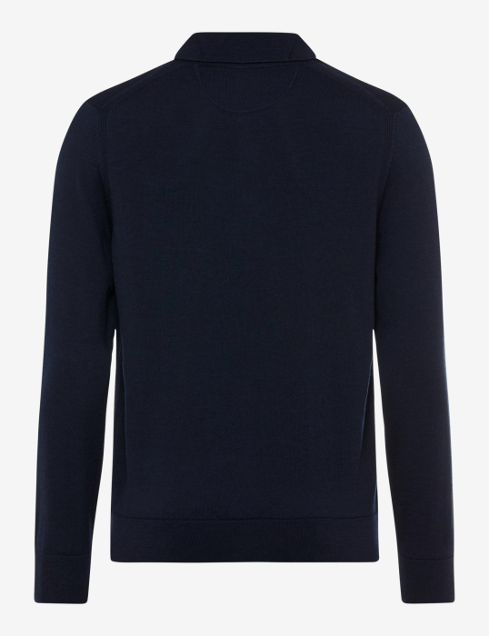 Bluza lana polo barbati BRAX PASCAL bleumarin [2]