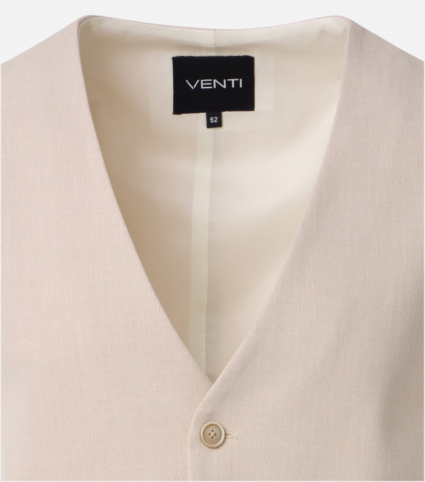 Vesta costum mix&match barbati VENTI bej deschis [3]