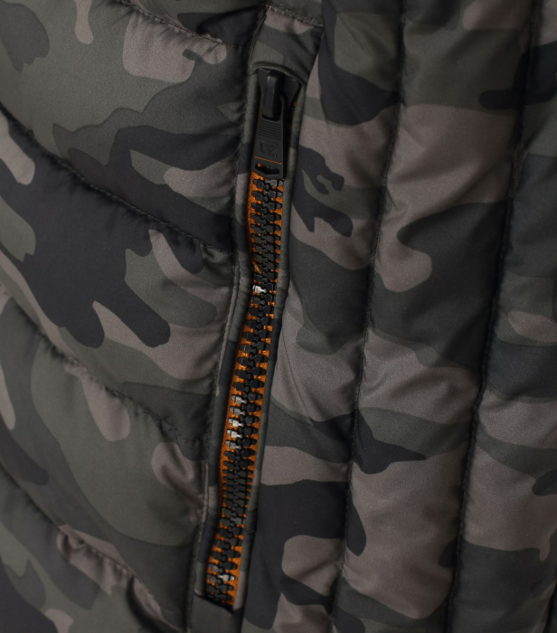 Vesta matlasata outdoor CASA MODA verde print camuflaj [3]