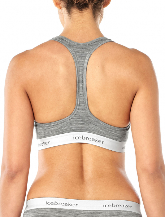 Sutien merino ICEBREAKER Sprite Racerback gri [3]