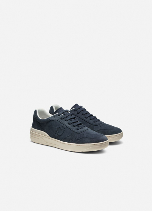 Pantof piele intoarsa sneaker barbati LIU JO Walker01 albastru [3]