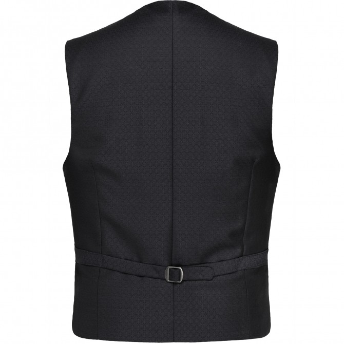 Vesta mix&match CLUB of GENTS Philipp pentru costum Diamond design Slim Fit negru [2]