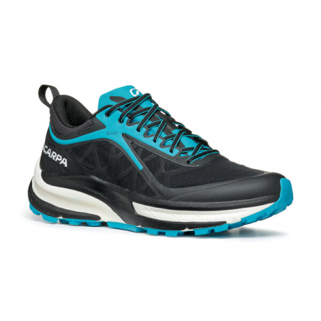 incaltaminte sport si outdoor - Pantofi impermeabili alergare barbati Gore-Tex SCARPA GOLDEN GATE ATR negru/bleu