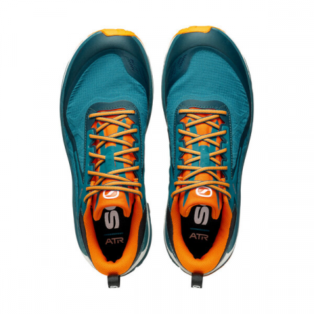 Pantofi impermeabili alergare barbati Gore-Tex SCARPA GOLDEN GATE ATR turcoaz/portocaliu [5]