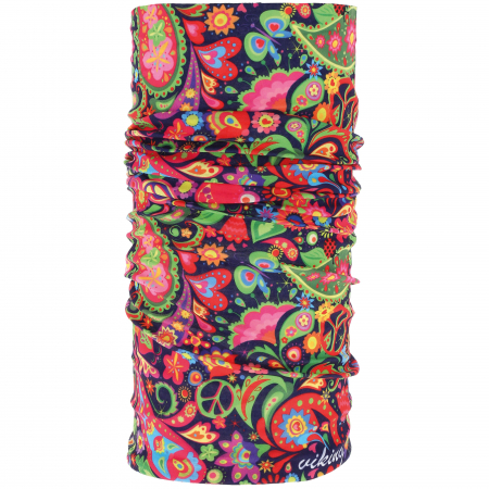 Outdoor - Bandana multifunctionala tubulara unisex VIKING Polartec print hippie
