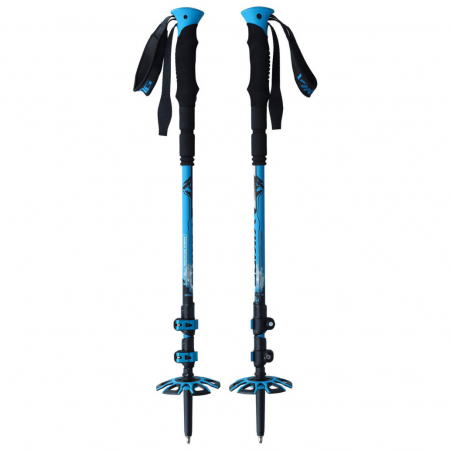 Outdoor - Bete Trekking telescopice fibra carbon VIKING Vario Tour bleu/negru