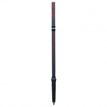 Bete trekking pliabile carbon/fibra de sticla VIKING Spider FS negru/rosu [3]