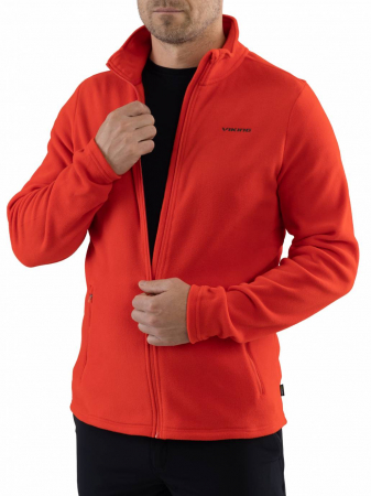 Outdoor - Bluza fleece fermoar VIKING Tesero Polartec corai