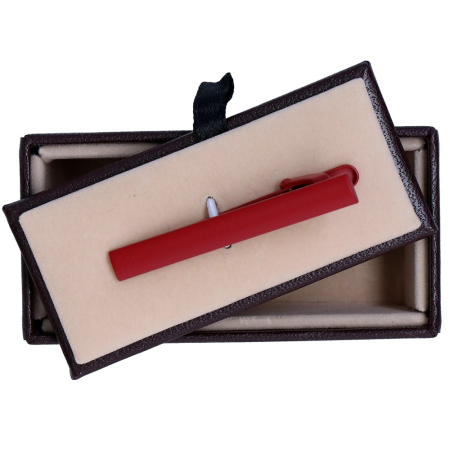 butoni ace cravata - Ac de cravata LINTA rosu mat