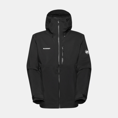 jachete sport si drumetie - Jacheta tehnica 20K/20K 3L gluga barbati MAMMUT Alto Guide HS negru