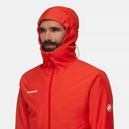 Jacheta 3in1 impermeabila gluga 15K/15K 2.5L barbati MAMMUT Alto Light HS rosu [9]