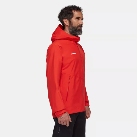 Jacheta tehnica 15K/15K 2.5L gluga barbati MAMMUT ALTO LIGHT HS  rosu [4]