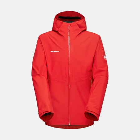jachete sport si drumetie - Jacheta tehnica 15K/15K 2.5L gluga barbati MAMMUT ALTO LIGHT HS  rosu