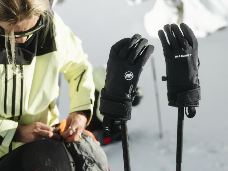 Manusi schi tura barbati MAMMUT Astro guide SO negru [5]