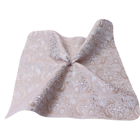 Accesorii - Batista jacquard LINTA bej floral