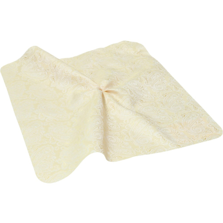 cravate papioane batiste bretele - Batista jacquard LINTA crem paisley