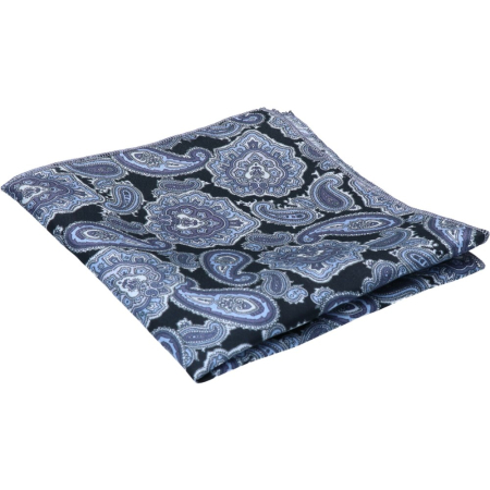 Accesorii - Batista matase LINTA negru paisley