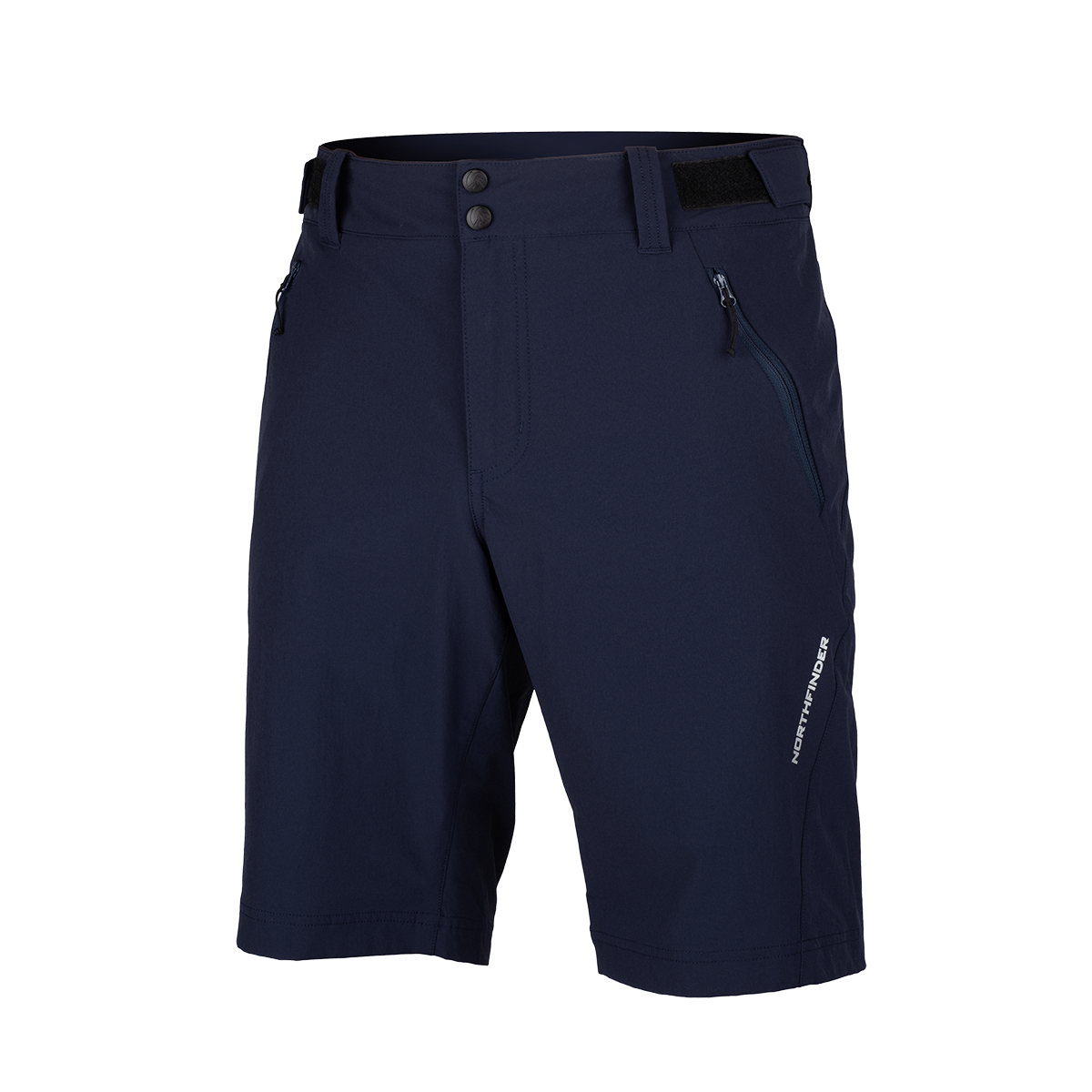 pantaloni sport si drumetie - Pantaloni scurti drumetie barbati NORTHFINDER AMMAD bleumarin