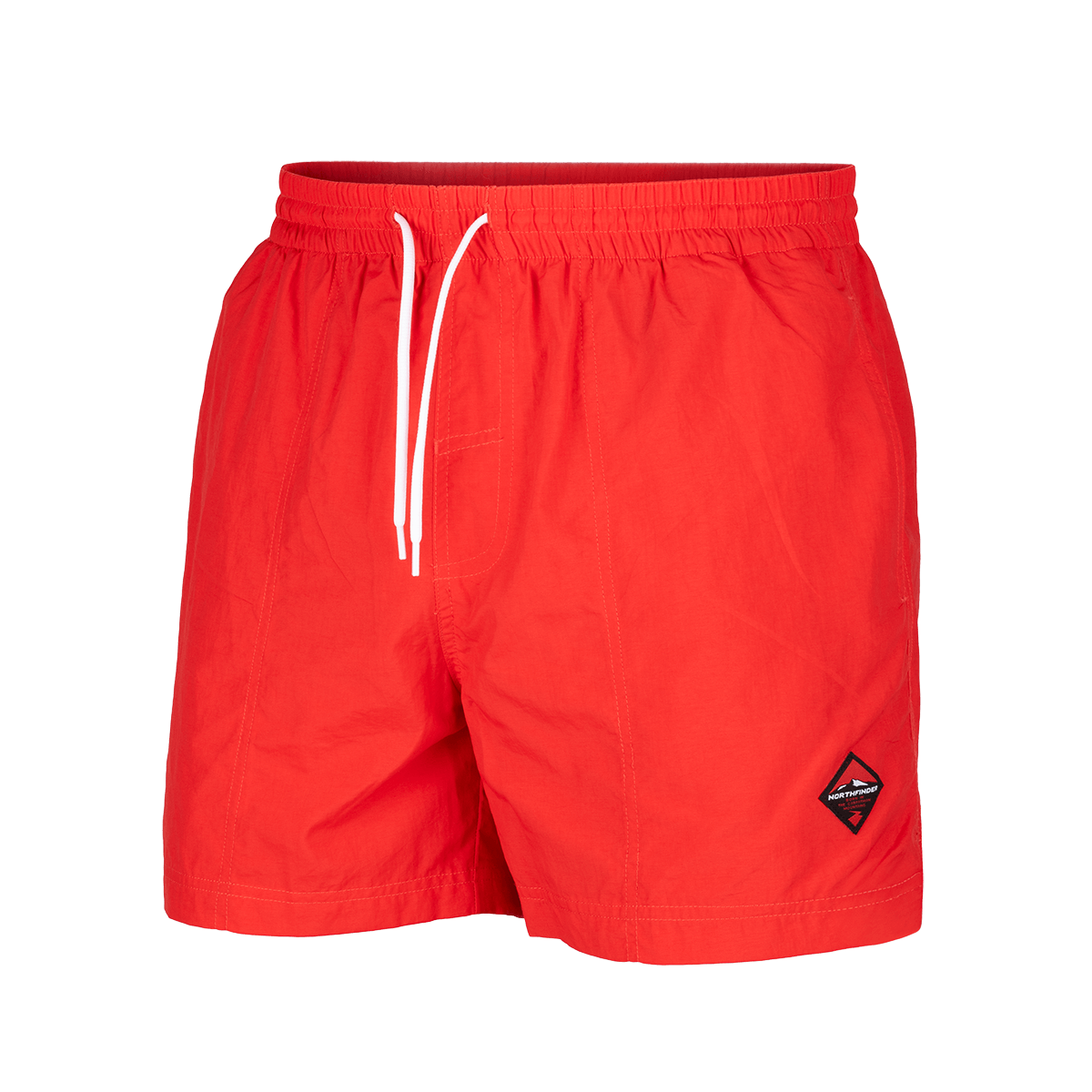 pantaloni sport si drumetie - Short baie barabati NORTHFINDER NASAR rosu