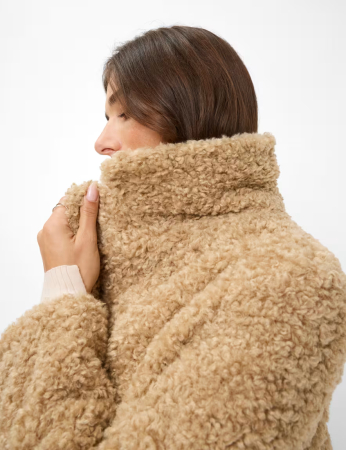 Jacheta teddy-fleece femei BRAX HELSINKI 976508-95992340 bej [4]