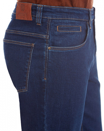 Blugi barbati W. WEGENER DoubleU New Spirit 6802 albastru Modern Fit [2]