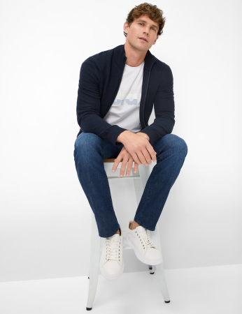 Blugi subtiri barbati BRAX CADIZ U bleumarin [5]