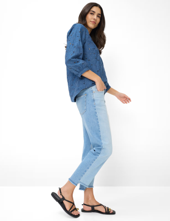 Blugi subtiri regular BRAX MADISON S albastru deschis [4]