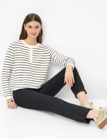 Blugi subtiri 5 buzunare femei BRAX MARY bleumarin [5]