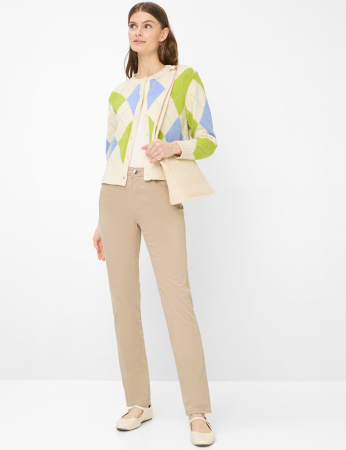 Blugi subtiri 5 buzunare femei BRAX MARY bej [4]