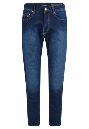 Pantaloni - Blugi subtiri elastici barbati HECHTER Straight METZ bleumarin