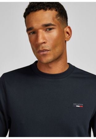 Bluza training barbati HECHTER bleumarin logo steag brodat [6]