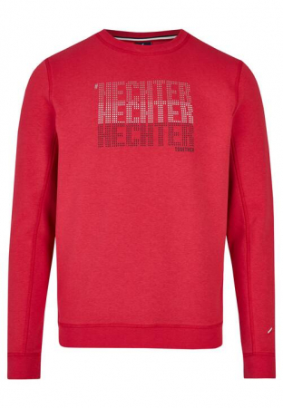tricouri maneca lunga - Bluza bumbac organic barbati DANIEL HECHTER ECO rosu