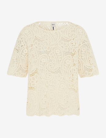 Articole femei - Bluza dantela bumbac femei BRAX CARA S  crem