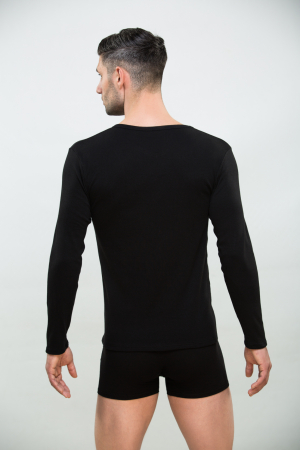 Bluza de corp bumbac barbati MR. BIG 305 negru [1]